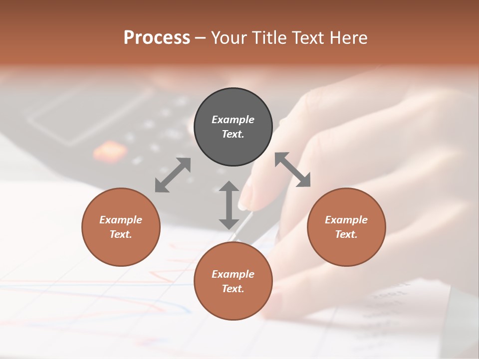 Chart Numbers Paper PowerPoint Template