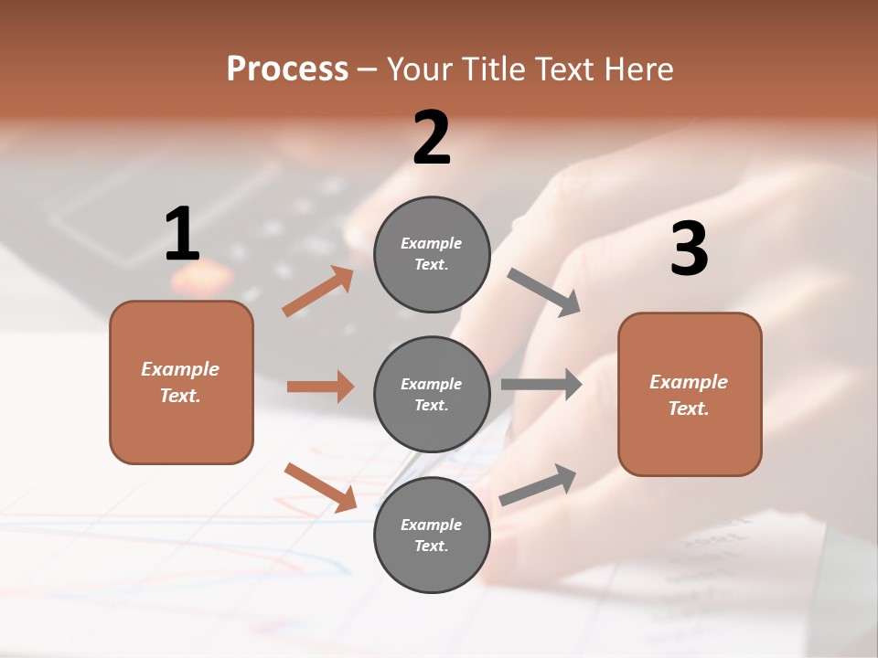 Chart Numbers Paper PowerPoint Template