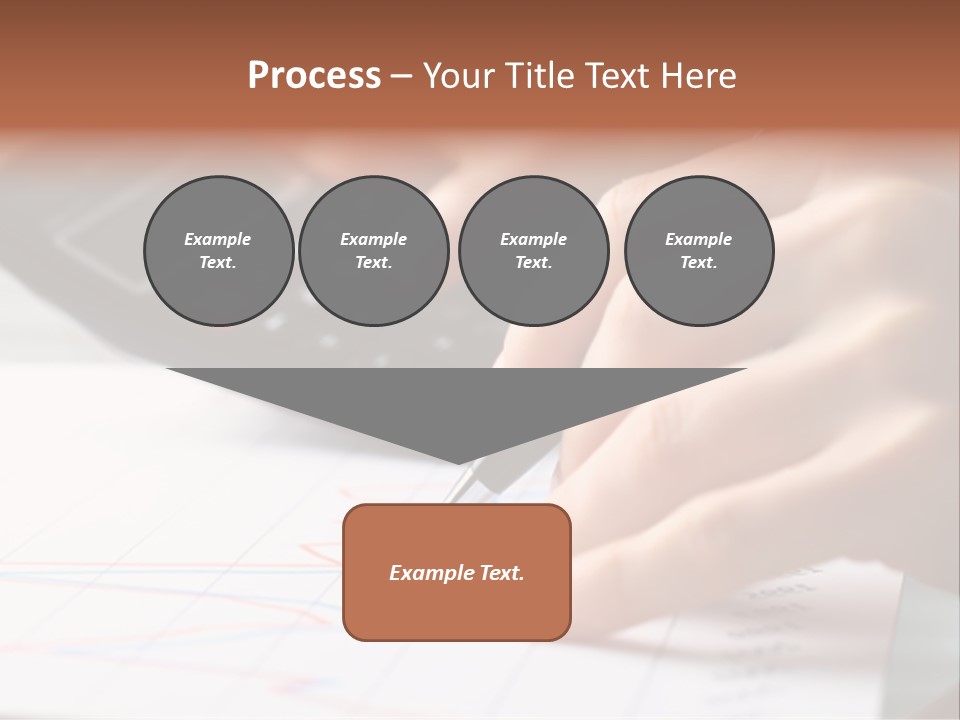 Chart Numbers Paper PowerPoint Template
