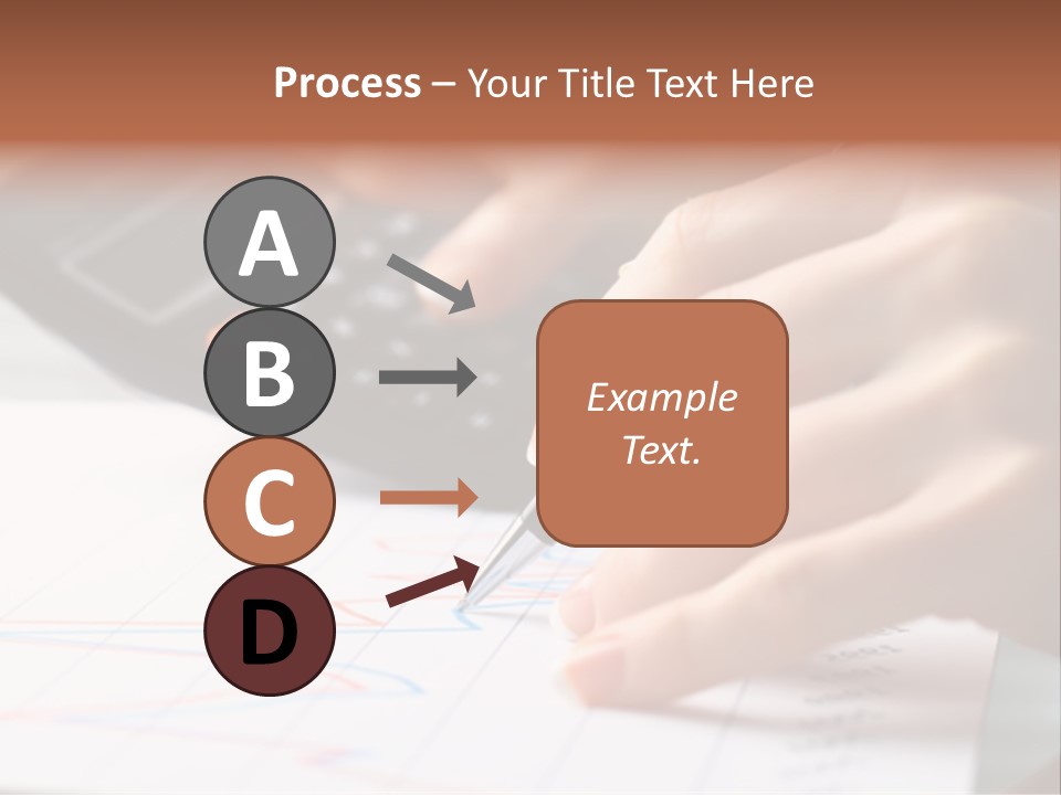 Chart Numbers Paper PowerPoint Template