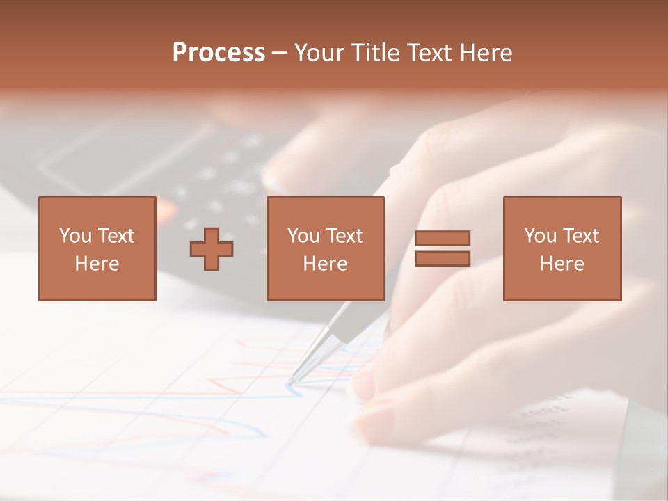Chart Numbers Paper PowerPoint Template