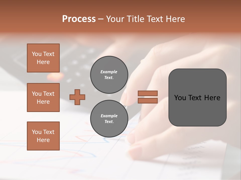 Chart Numbers Paper PowerPoint Template