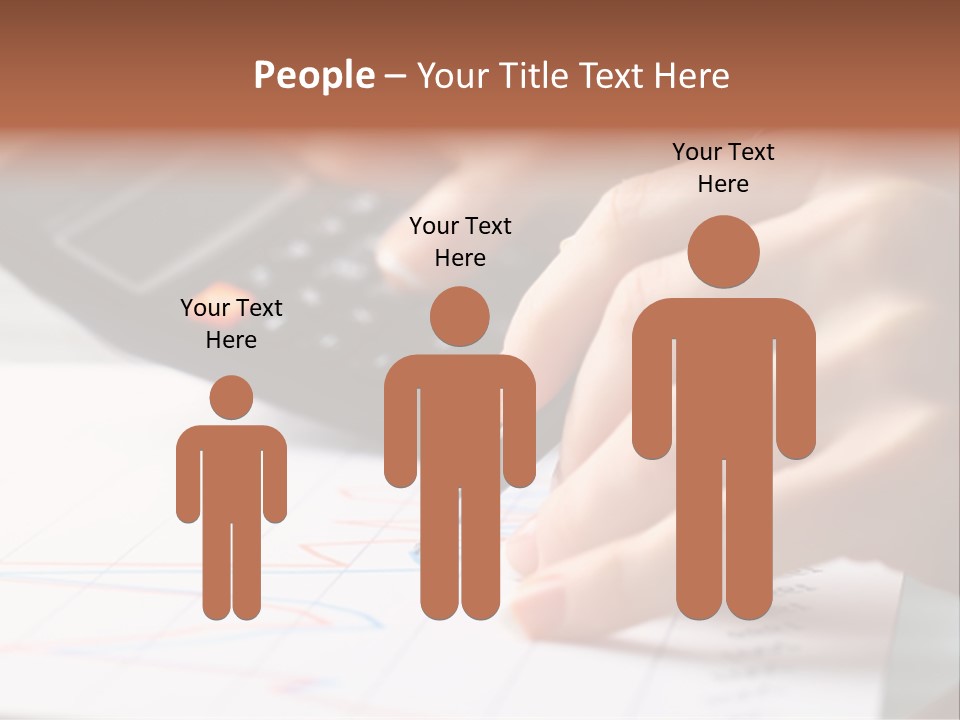 Chart Numbers Paper PowerPoint Template