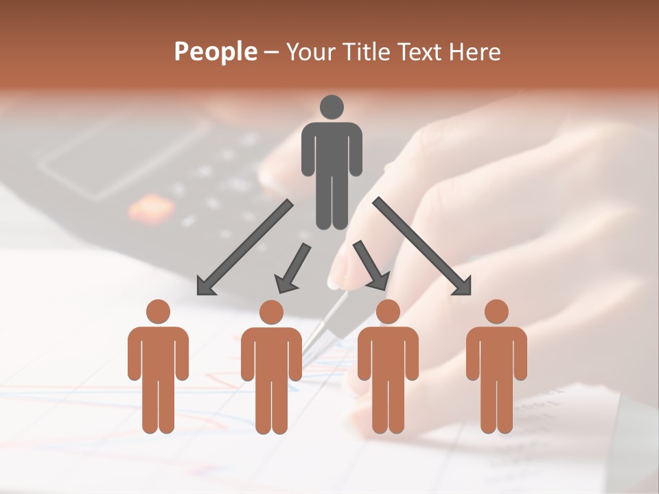 Chart Numbers Paper PowerPoint Template