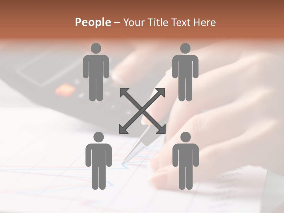 Chart Numbers Paper PowerPoint Template