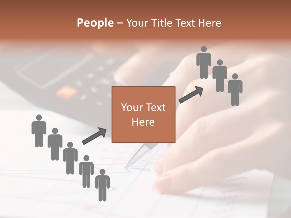 Chart Numbers Paper PowerPoint Template