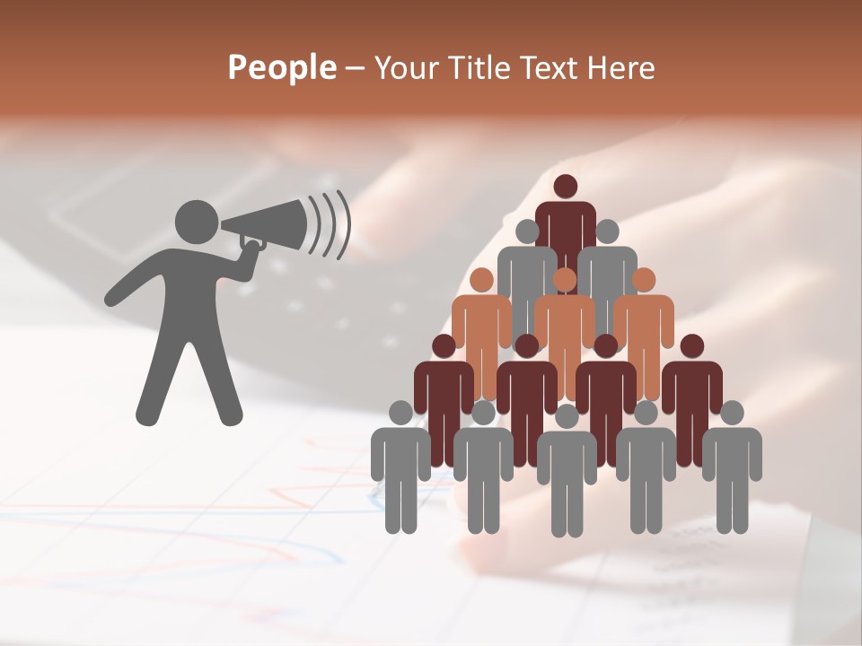 Chart Numbers Paper PowerPoint Template