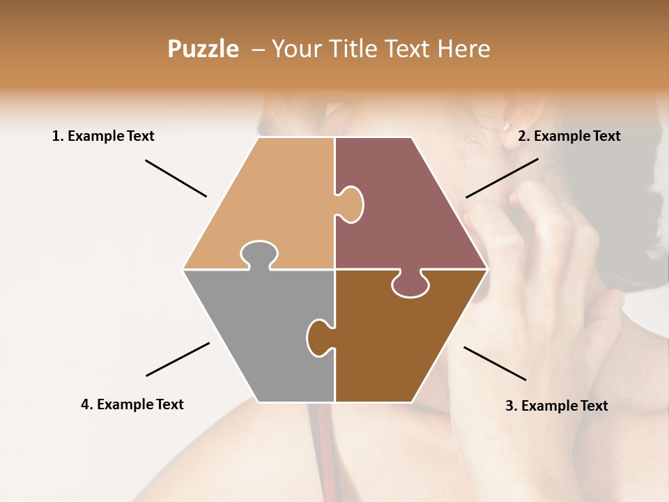 Young Sensitive Infected PowerPoint Template