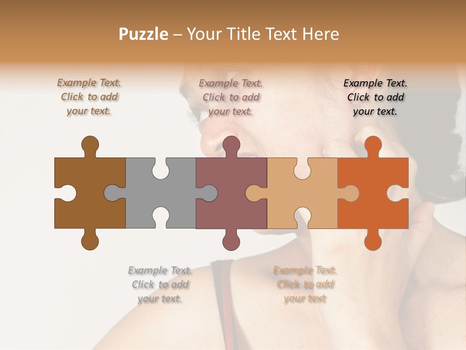 Young Sensitive Infected PowerPoint Template