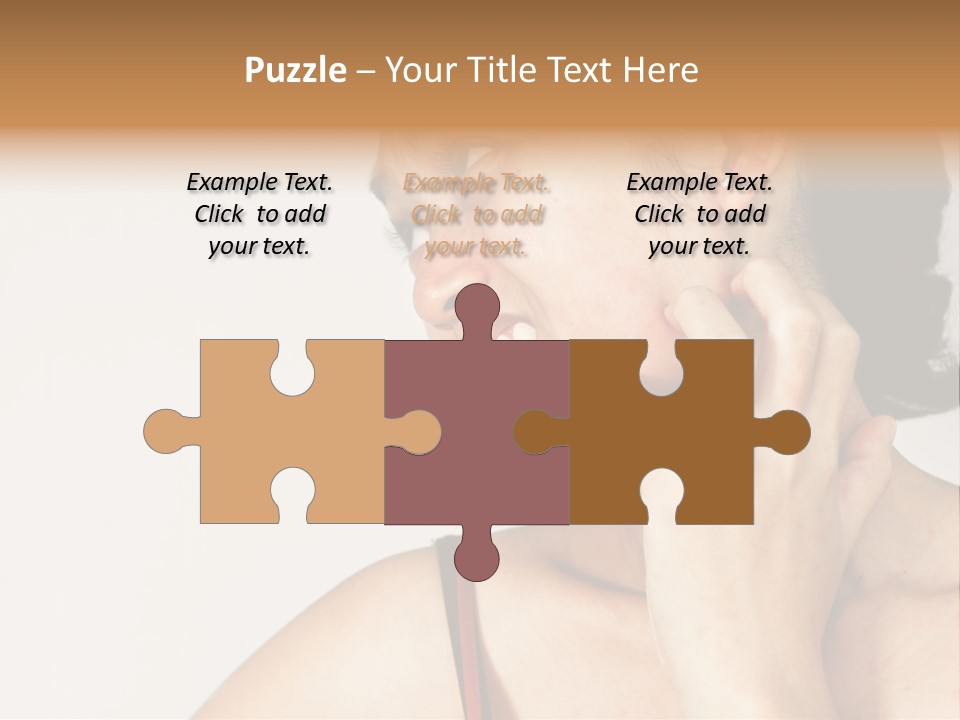 Young Sensitive Infected PowerPoint Template