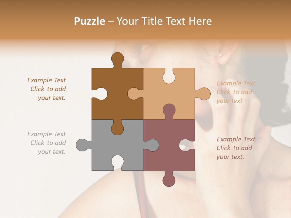 Young Sensitive Infected PowerPoint Template