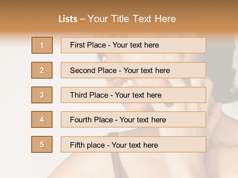 Young Sensitive Infected PowerPoint Template
