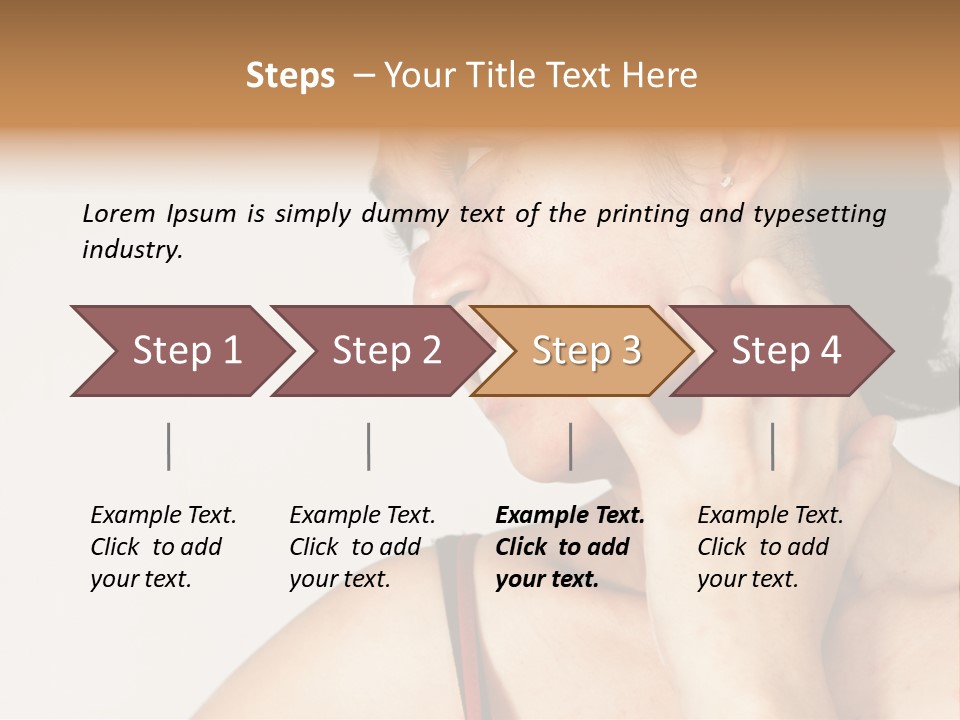 Young Sensitive Infected PowerPoint Template