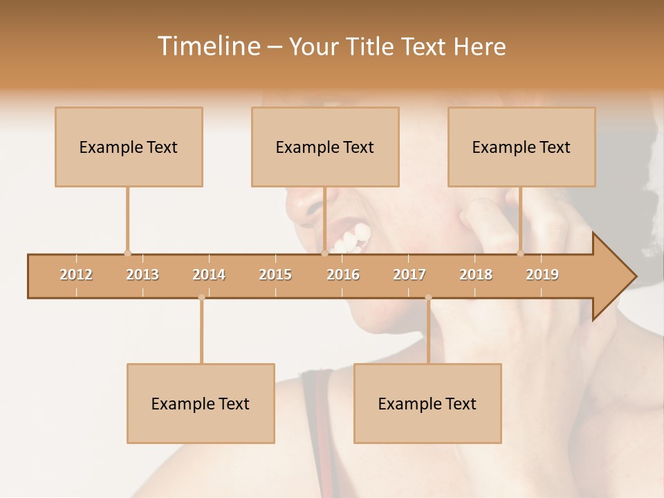 Young Sensitive Infected PowerPoint Template