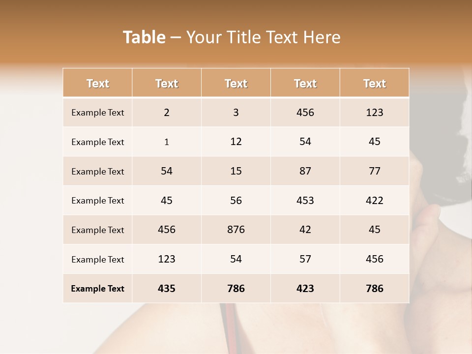 Young Sensitive Infected PowerPoint Template