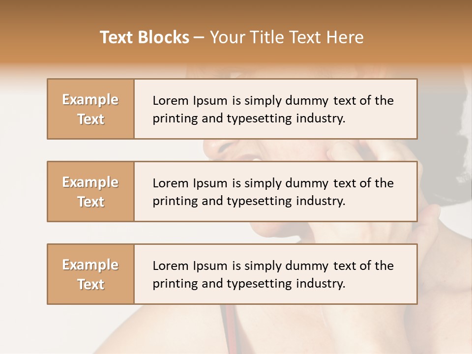 Young Sensitive Infected PowerPoint Template