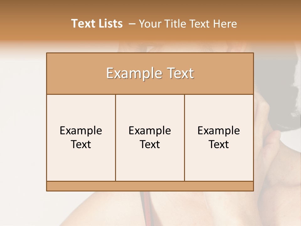Young Sensitive Infected PowerPoint Template