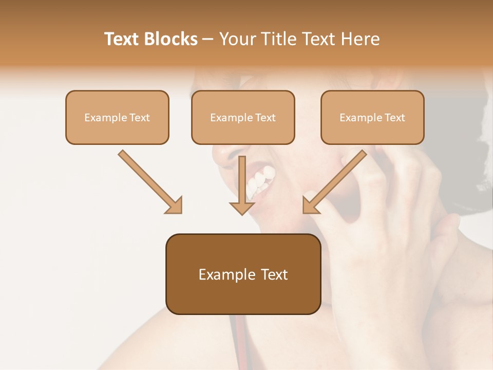 Young Sensitive Infected PowerPoint Template