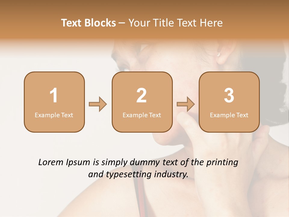 Young Sensitive Infected PowerPoint Template