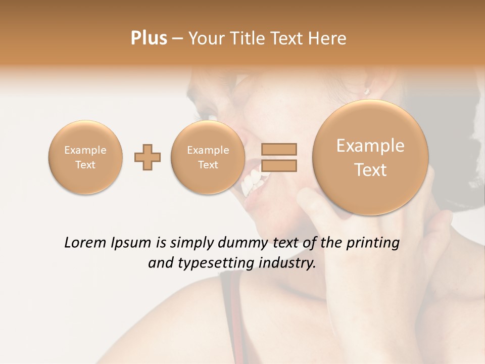 Young Sensitive Infected PowerPoint Template