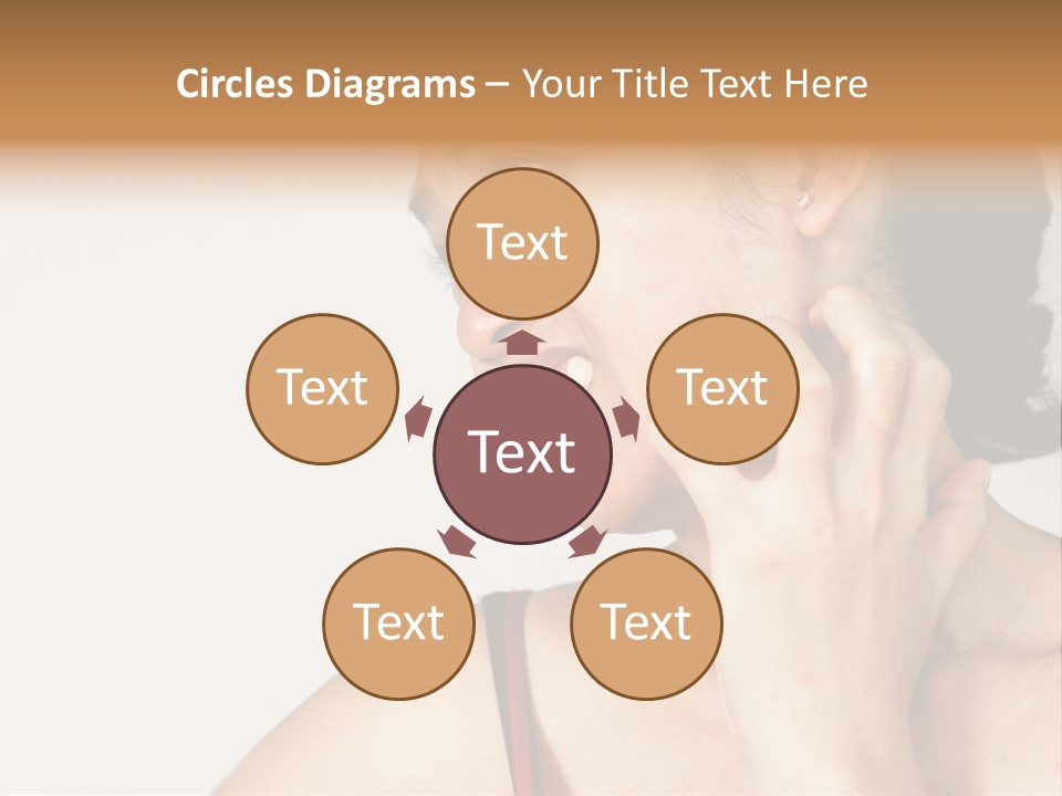 Young Sensitive Infected PowerPoint Template