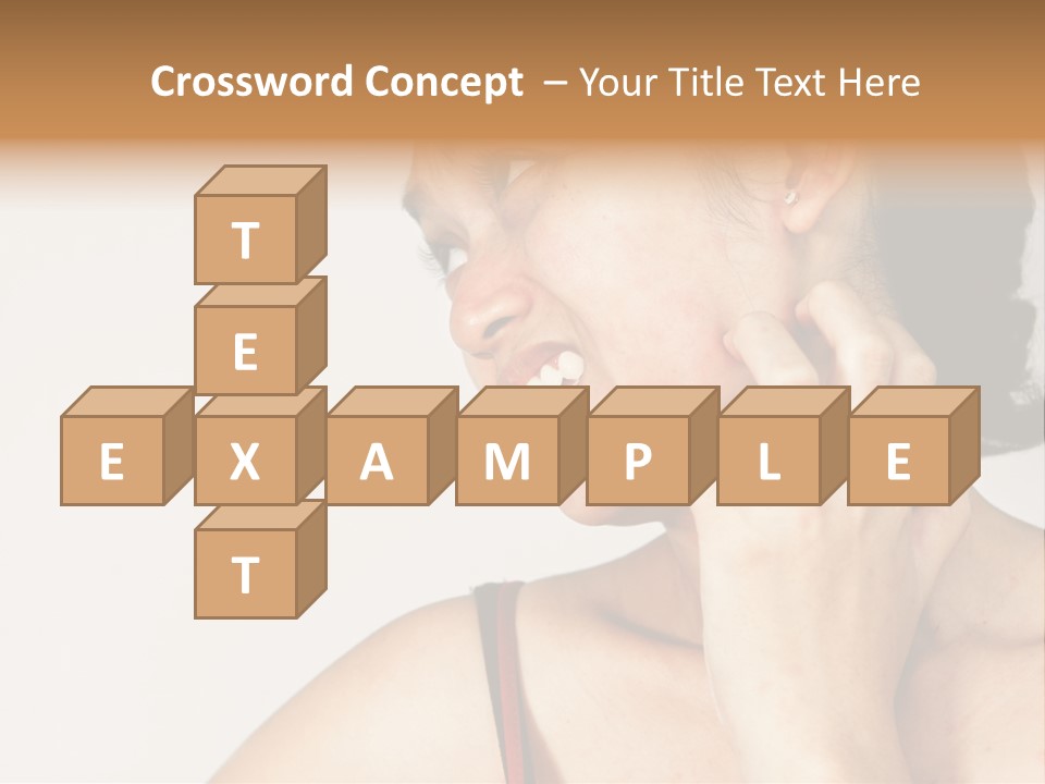 Young Sensitive Infected PowerPoint Template