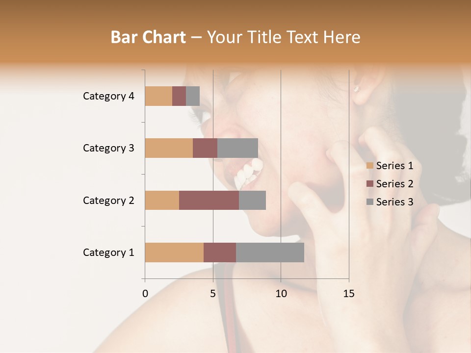 Young Sensitive Infected PowerPoint Template