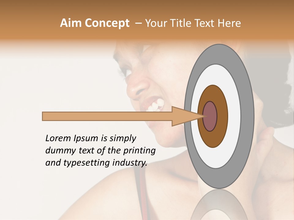 Young Sensitive Infected PowerPoint Template