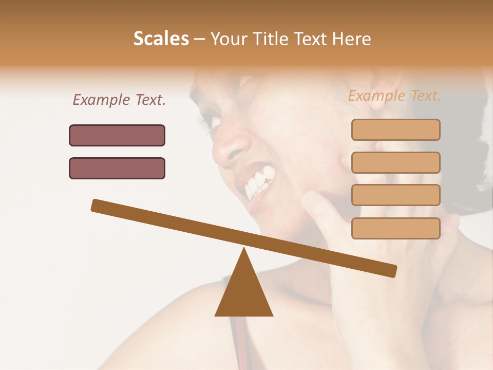 Young Sensitive Infected PowerPoint Template