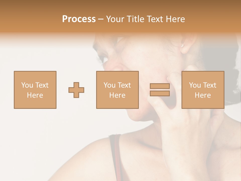Young Sensitive Infected PowerPoint Template