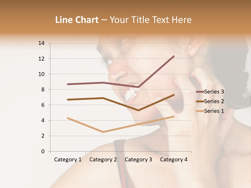 Young Sensitive Infected PowerPoint Template