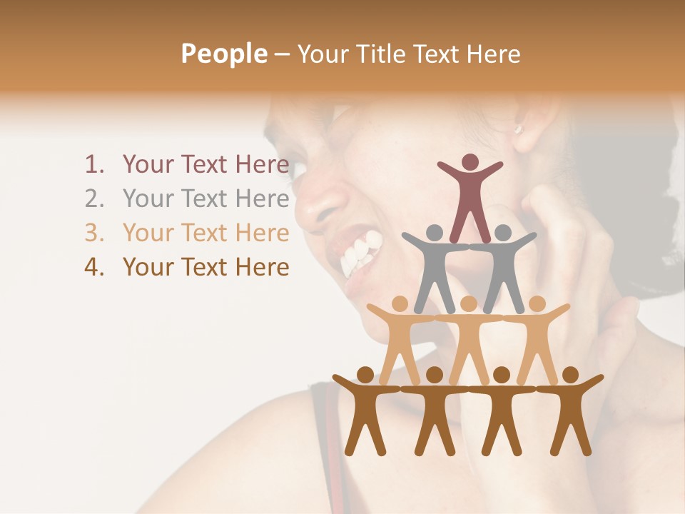 Young Sensitive Infected PowerPoint Template