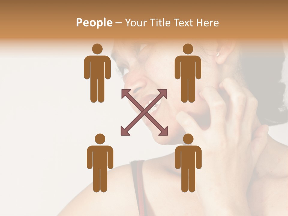 Young Sensitive Infected PowerPoint Template