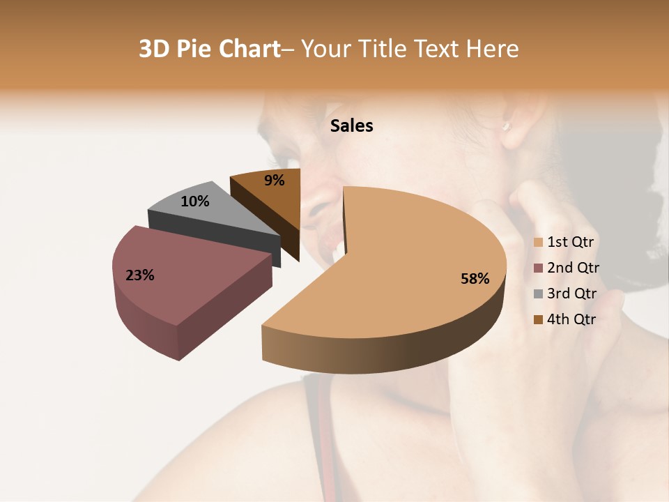 Young Sensitive Infected PowerPoint Template