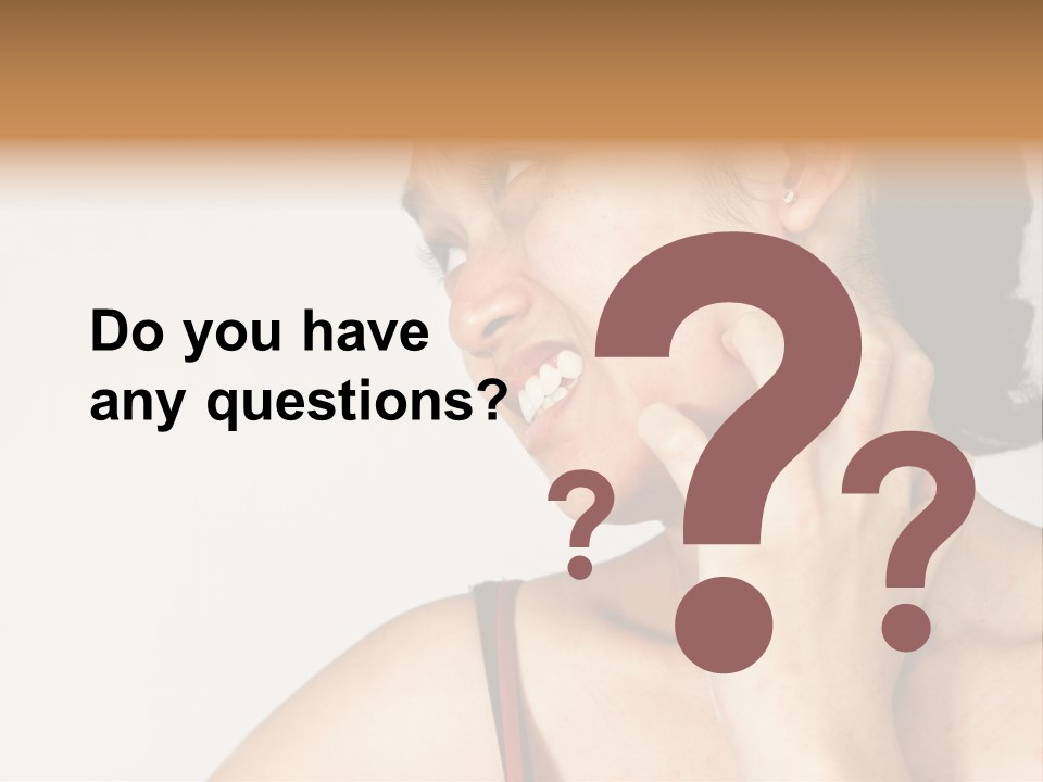 Young Sensitive Infected PowerPoint Template