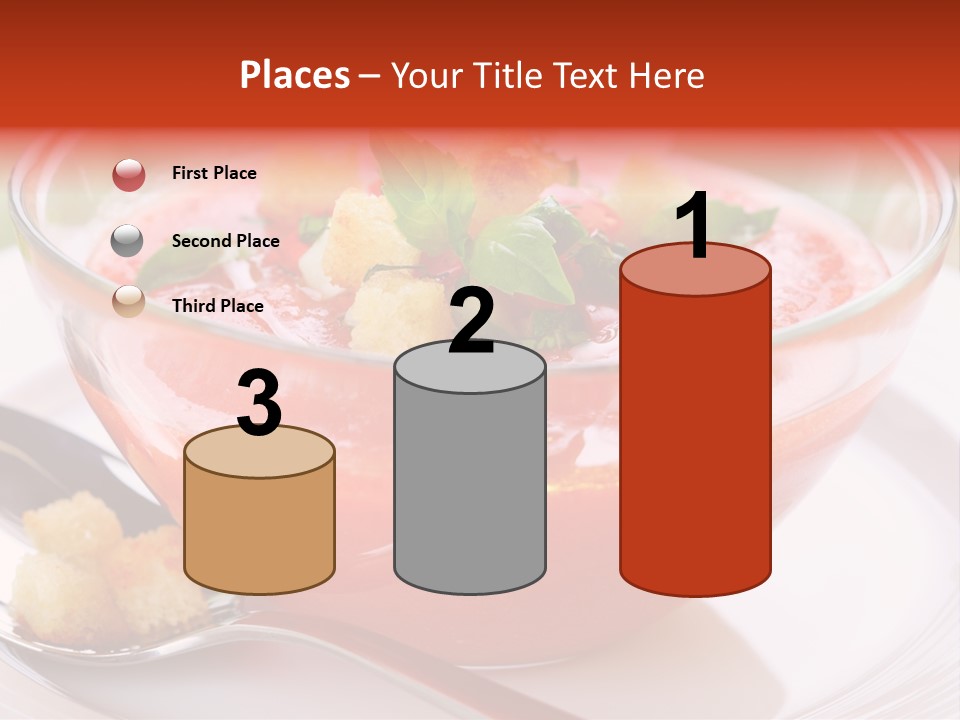 Gazpacho Vegetarian Tasty PowerPoint Template