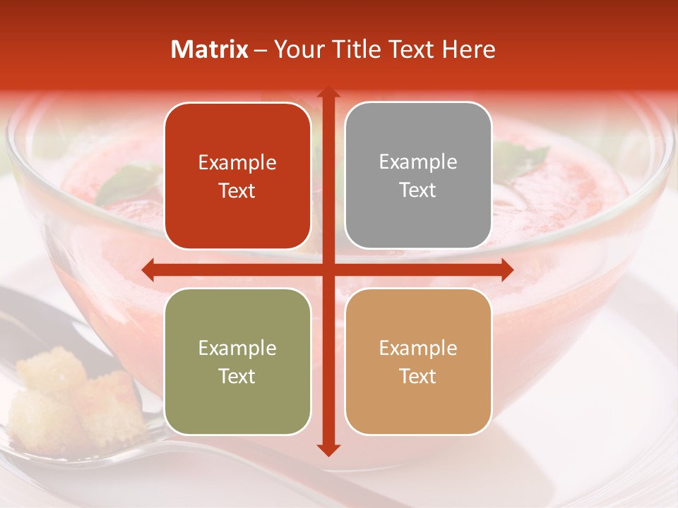 Gazpacho Vegetarian Tasty PowerPoint Template