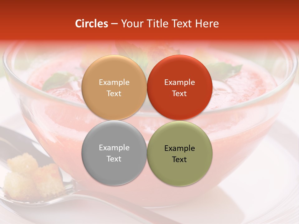 Gazpacho Vegetarian Tasty PowerPoint Template