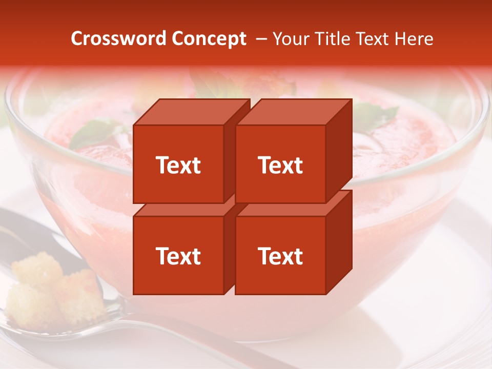 Gazpacho Vegetarian Tasty PowerPoint Template