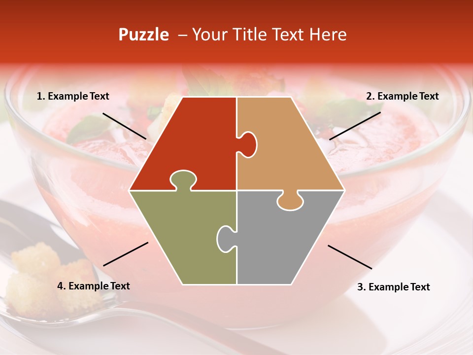 Gazpacho Vegetarian Tasty PowerPoint Template