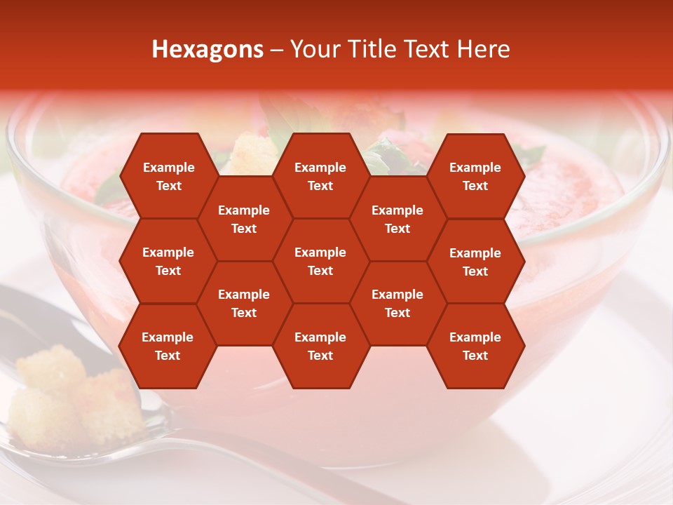 Gazpacho Vegetarian Tasty PowerPoint Template