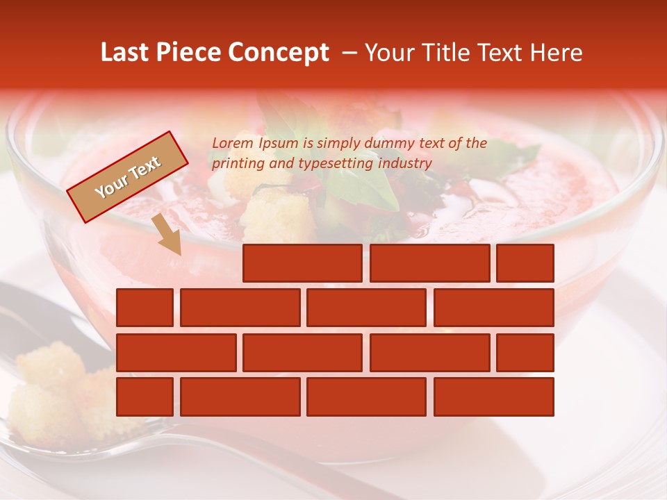 Gazpacho Vegetarian Tasty PowerPoint Template