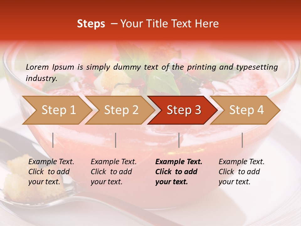 Gazpacho Vegetarian Tasty PowerPoint Template