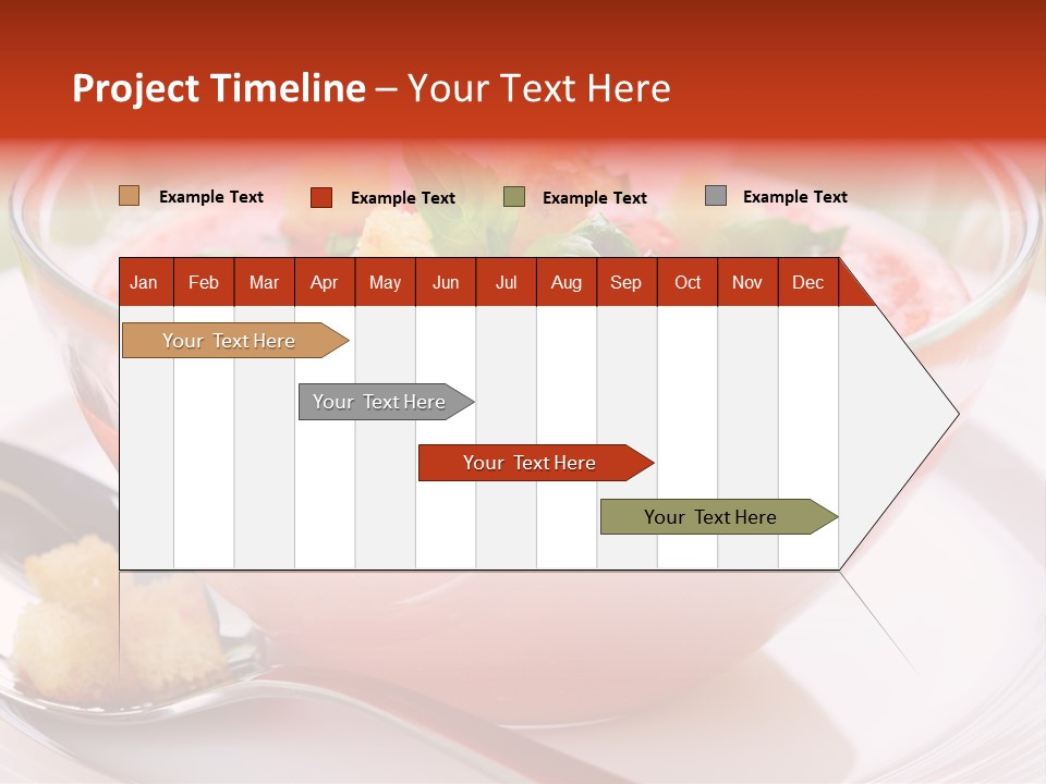 Gazpacho Vegetarian Tasty PowerPoint Template