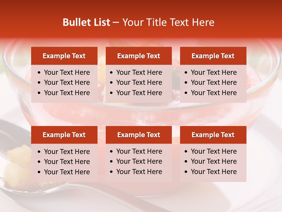 Gazpacho Vegetarian Tasty PowerPoint Template