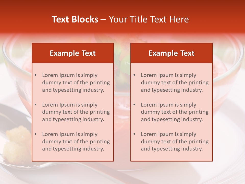 Gazpacho Vegetarian Tasty PowerPoint Template