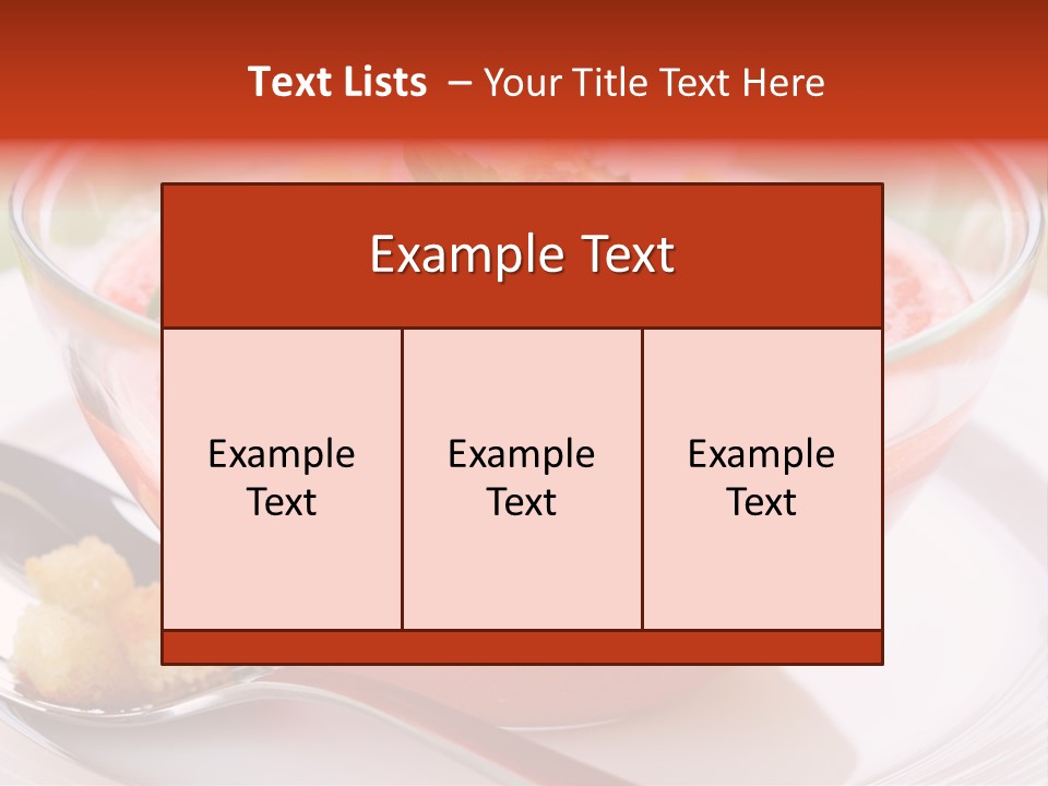 Gazpacho Vegetarian Tasty PowerPoint Template
