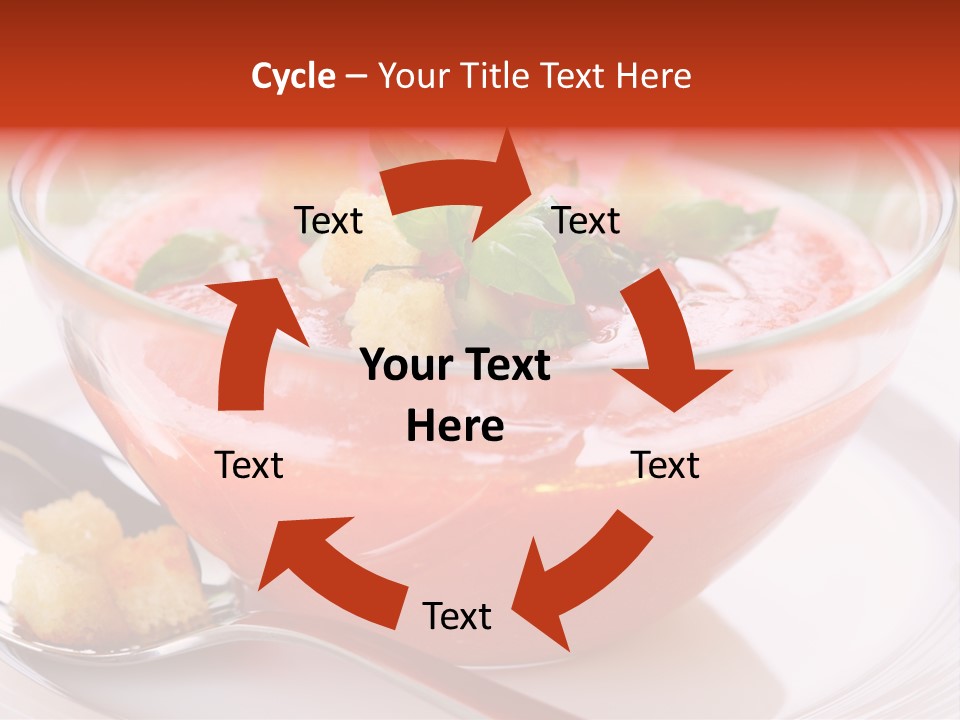 Gazpacho Vegetarian Tasty PowerPoint Template