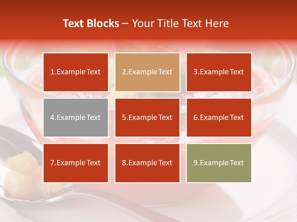 Gazpacho Vegetarian Tasty PowerPoint Template