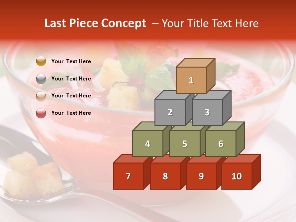 Gazpacho Vegetarian Tasty PowerPoint Template